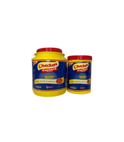 Checkers Custard Vanilla Flavor